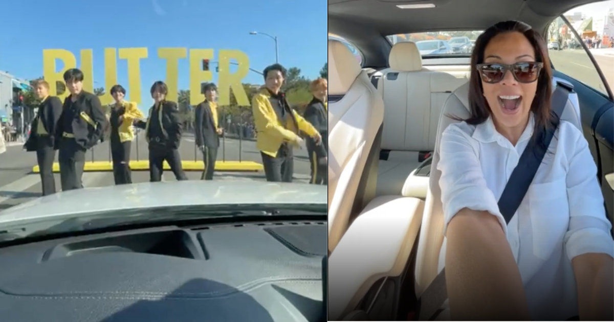 TRENDING Cher Calvin Enjoys Front row Seat Of BTS Performance On The 